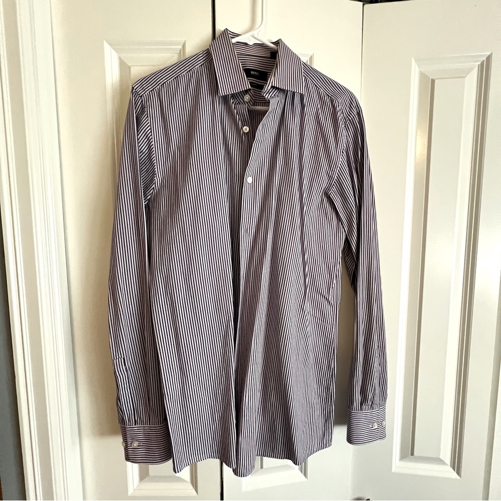 Boss Men's Button Up Size 15 1/2 - 34/35